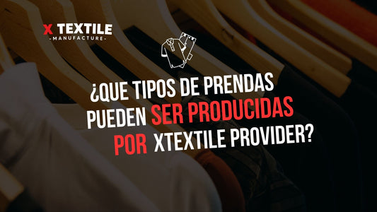 Variedad de ropa personalizada producida a pedido por Xtextile Provider, incluyendo camisetas, gorras, shorts, jackets, hoodies, pants y jeans en estilo streetwear.